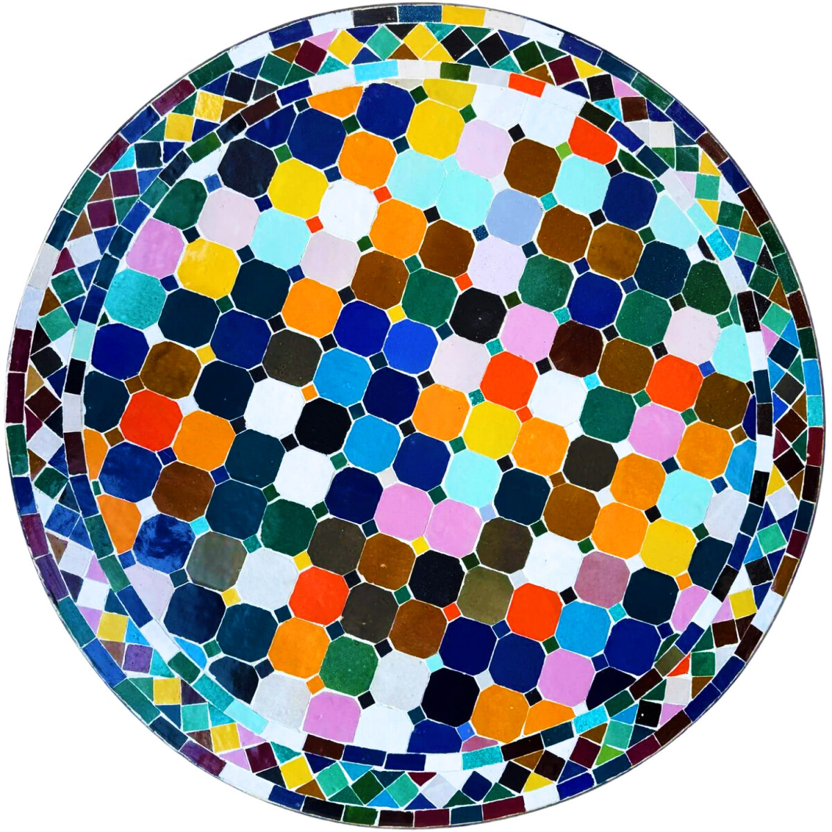 Marokkanische Mosaikplatte Marrakesch Bu box