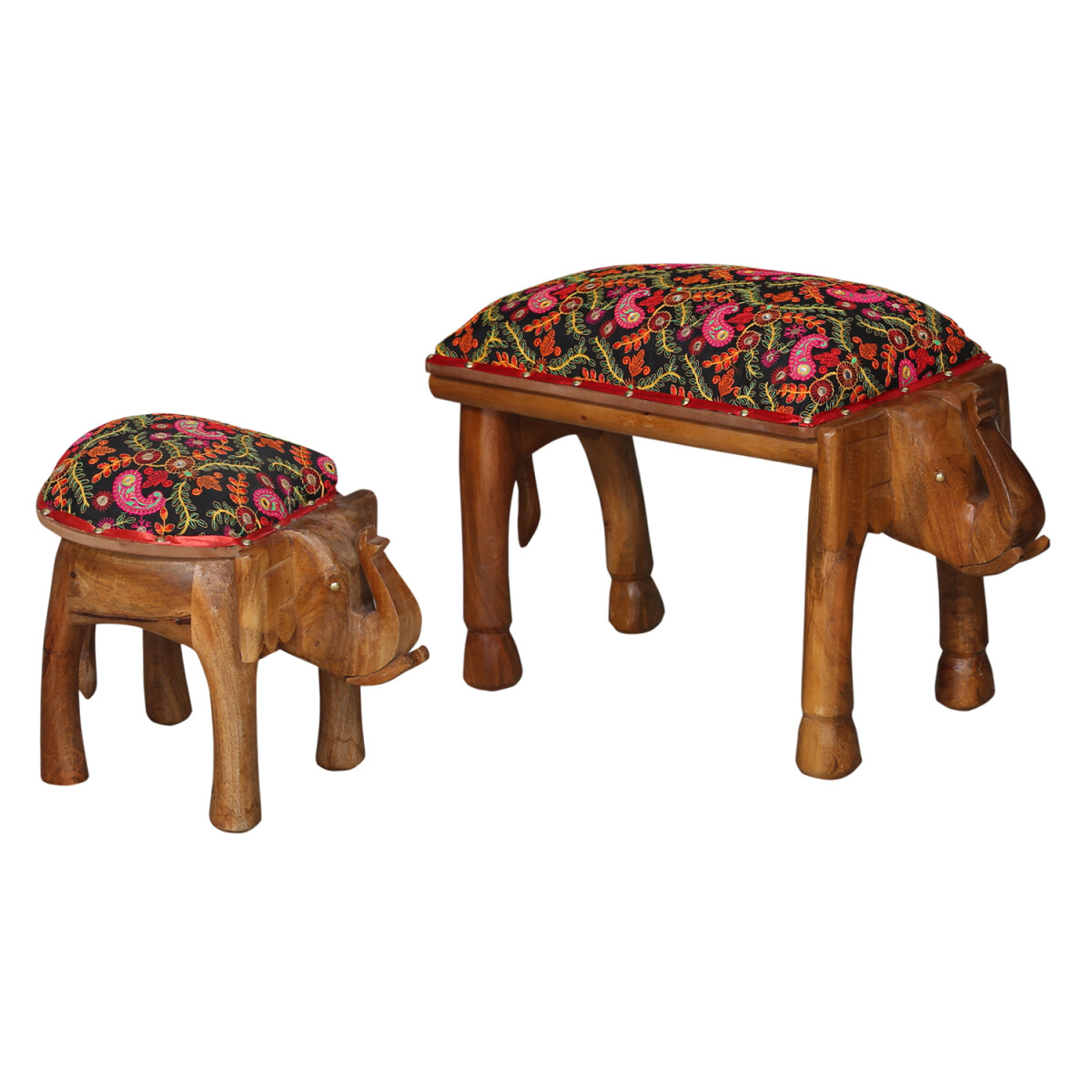 Boho Elefanten-Hocker Adisbo aus Mangoho box