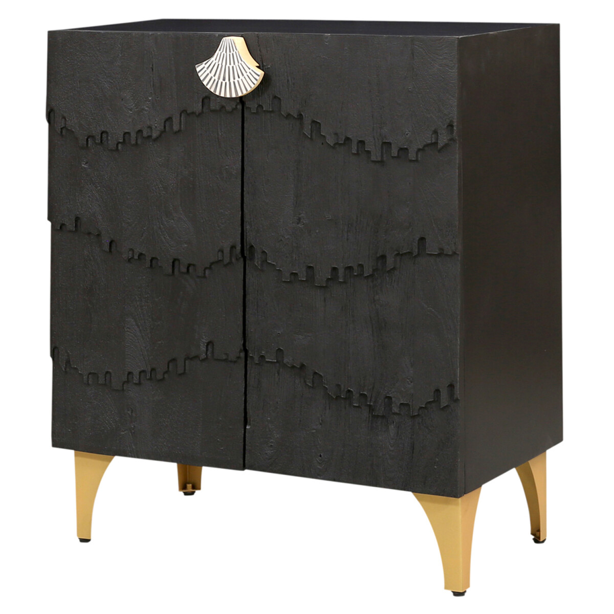 Kommode Adwin 91 cm – Design Sideboard in Schwarz mit 