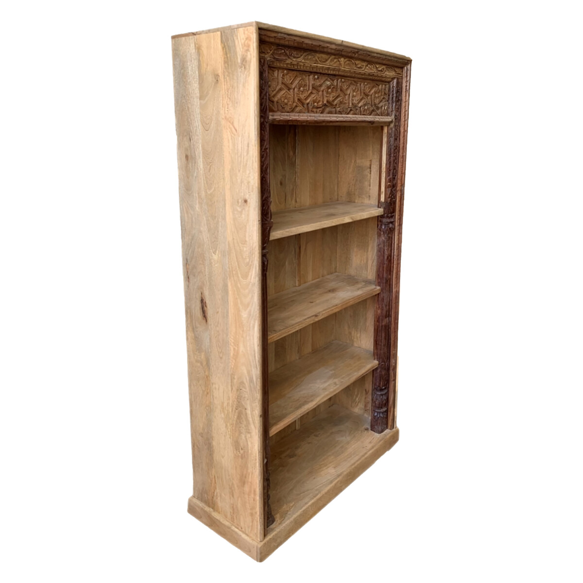 Orientalisches Bücherregal Antik 18 edel aus Mango-Mass