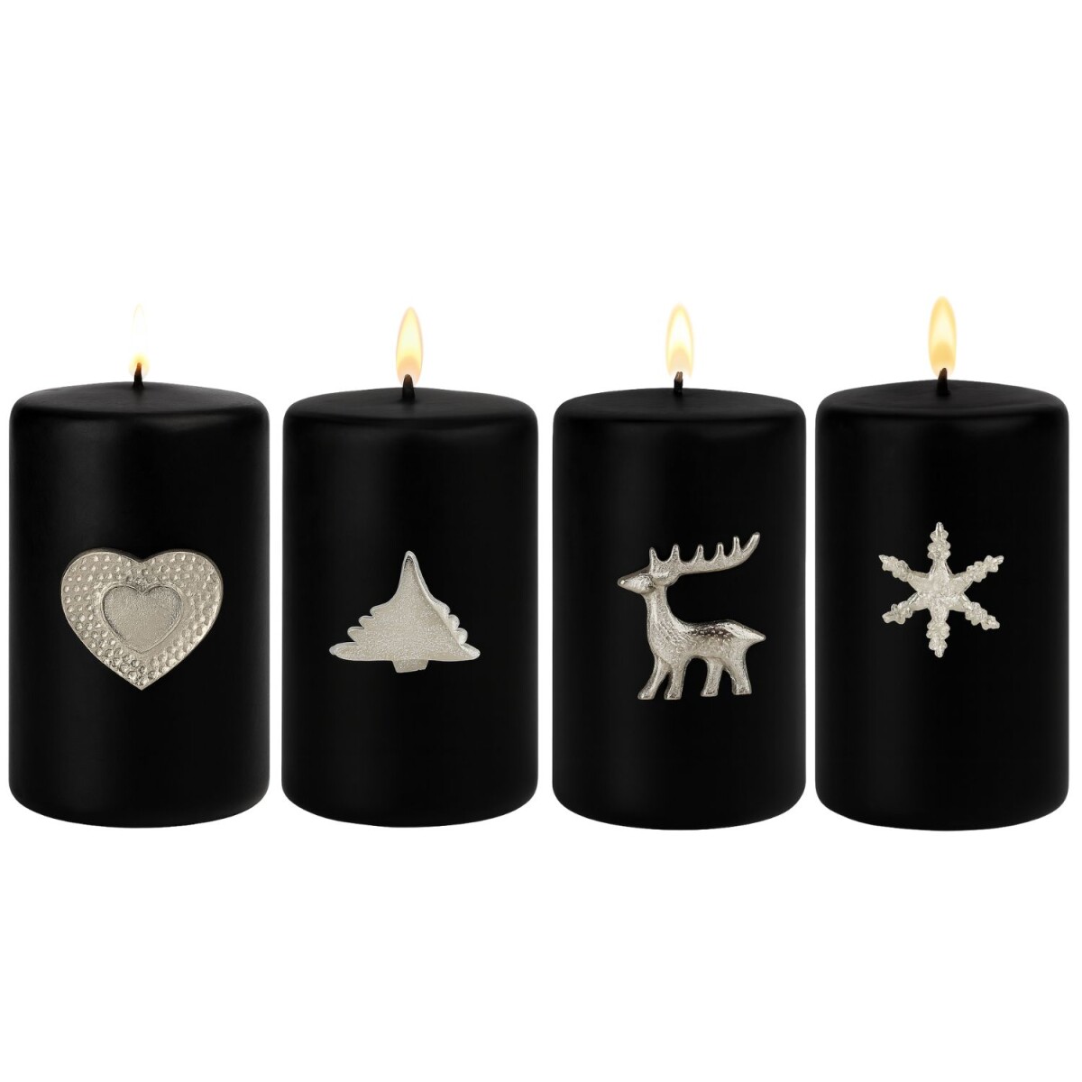 4er Set Boho Kerzenpin Caloge ABCD moder box