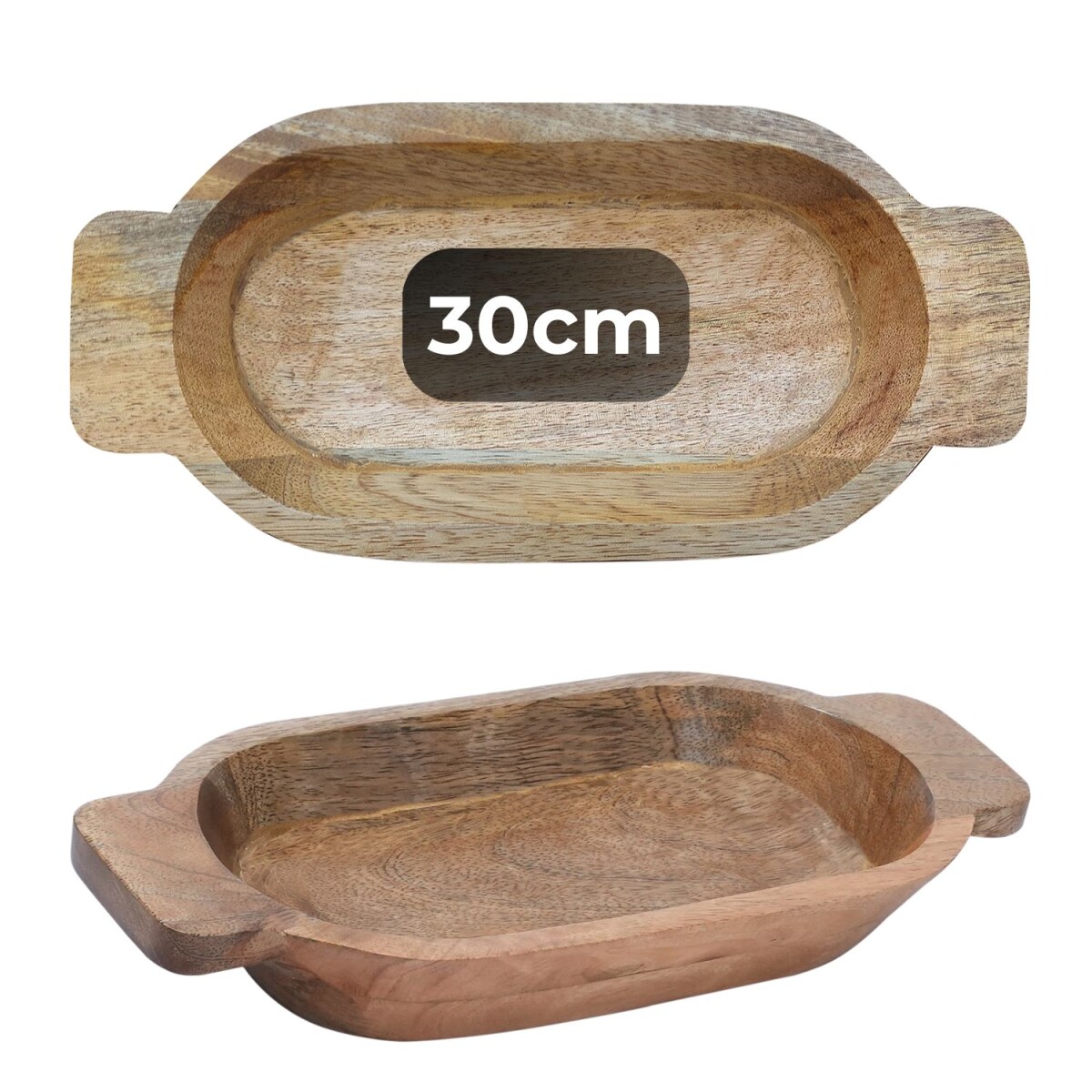 Tablett Kahla | 30x14 cm Massivholz Deko box