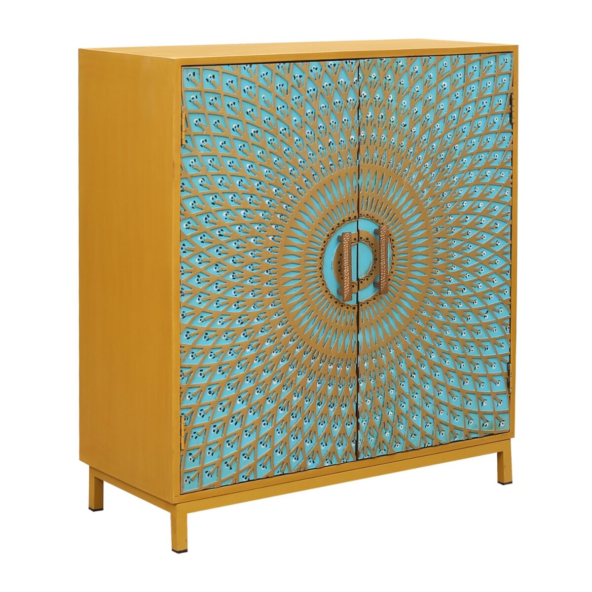 Orientalisches Highboard Peacock modern  box