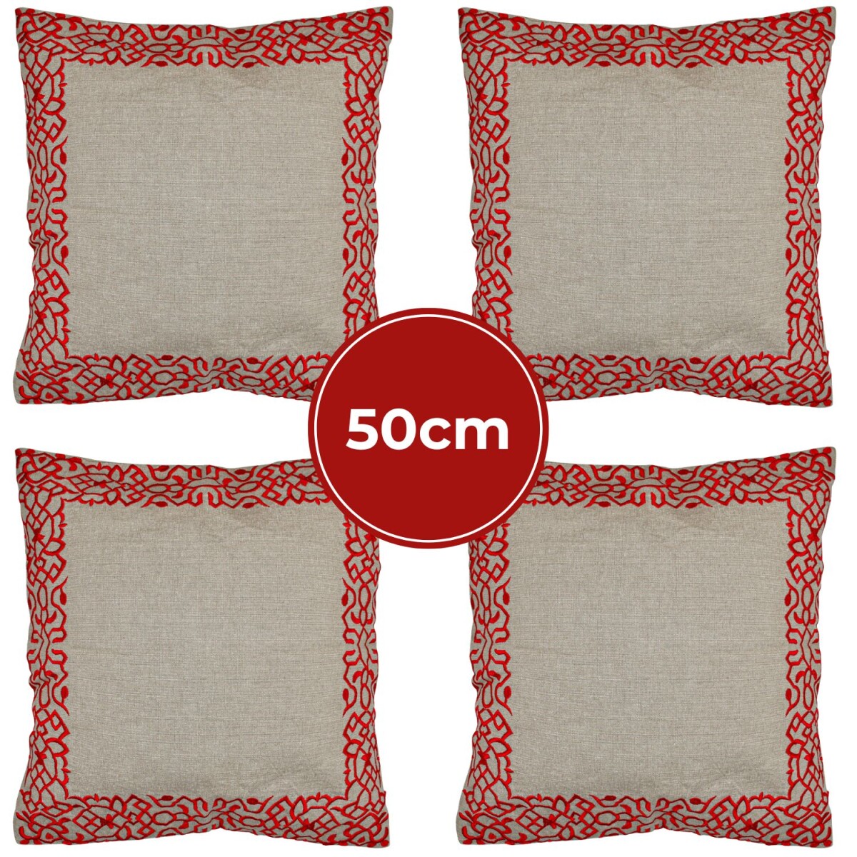 4er Set Boho Kissenbezug Frisia oriental box
