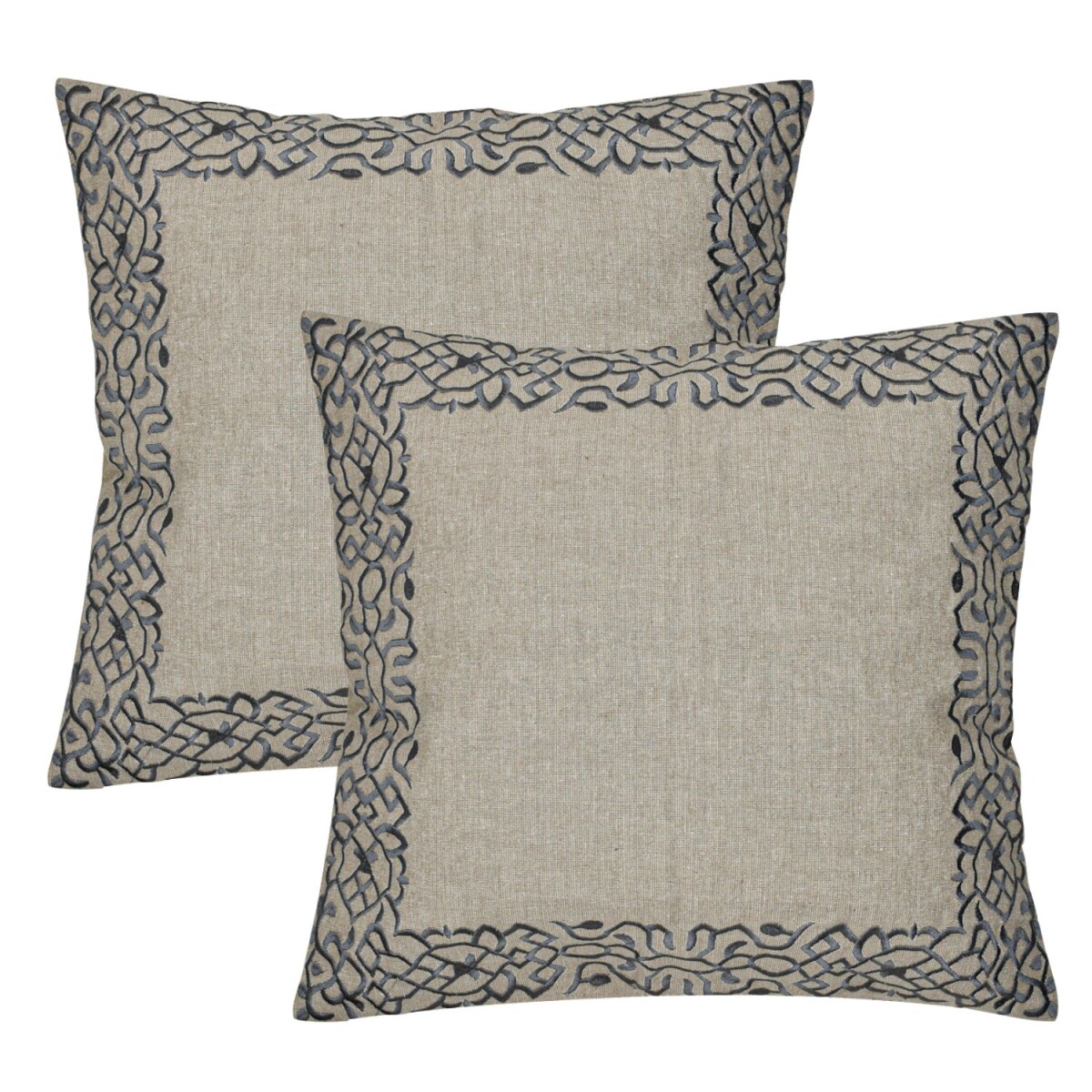 2er Set Boho Kissenbezug Frisia edel aus box