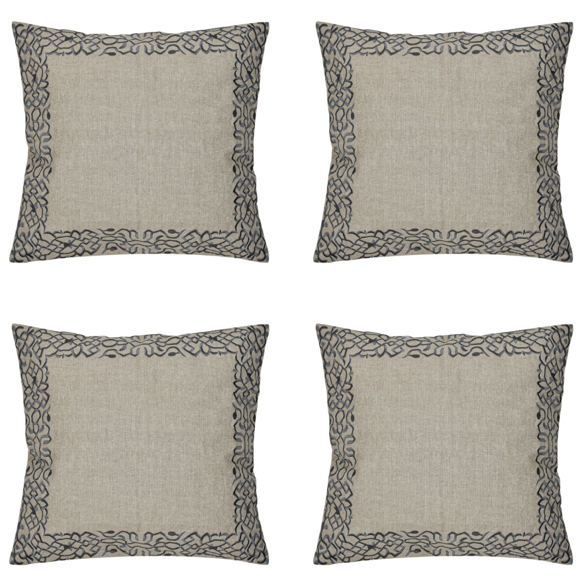 4er Set Boho Kissenbezug Frisia edel aus box