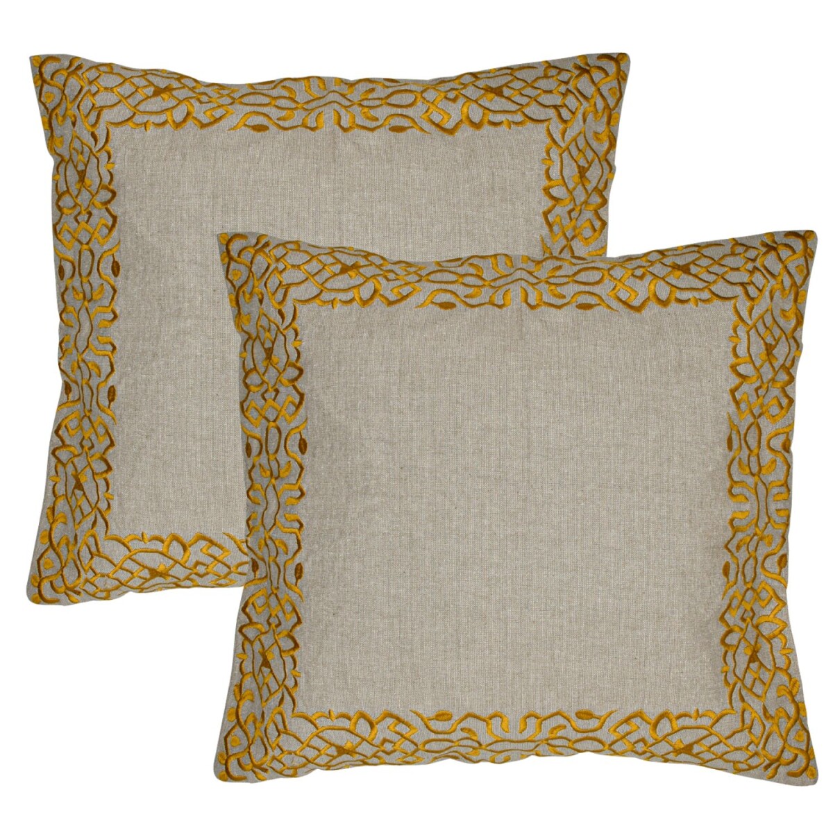 2er Set Boho Kissenbezug Frisia edel aus box