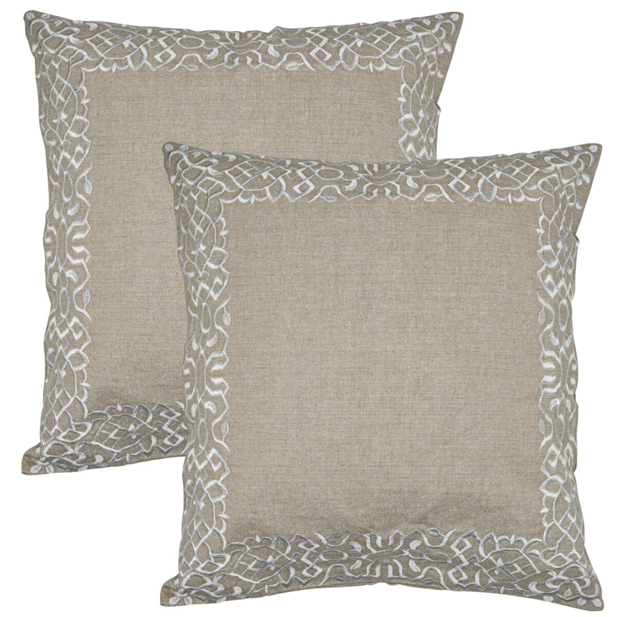 2er Set Boho Kissenbezug Frisia edel aus box