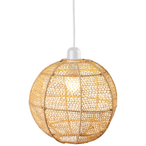 Hängeleuchte Florana 30cm | Boho Bastlampe aus...