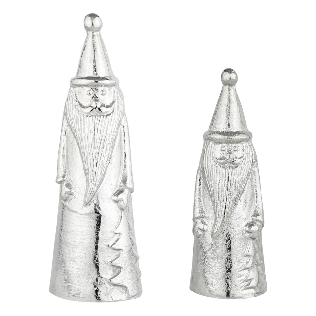 2er Set Weihnachtliche Dekofigur Santa a box
