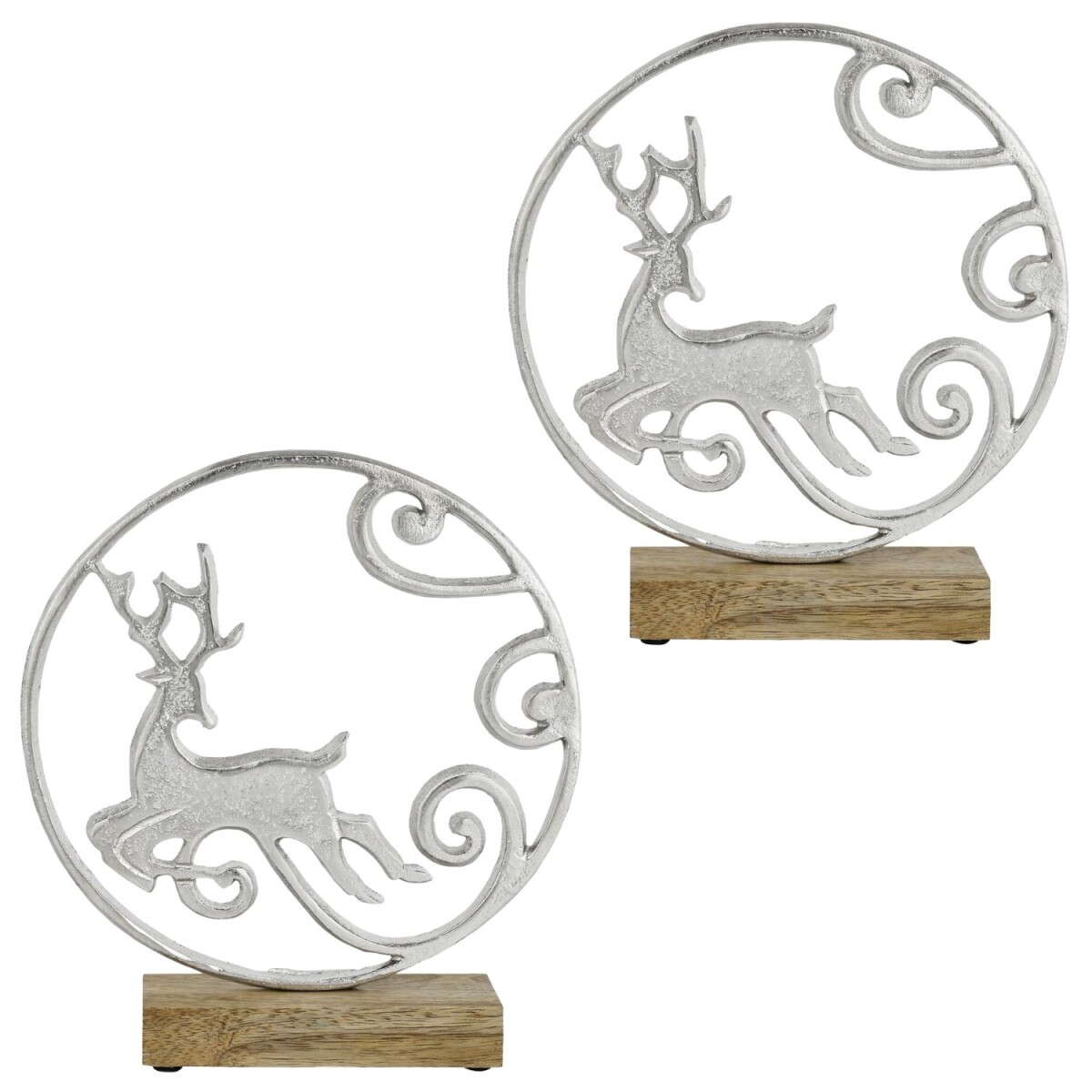 2er Set Weihnachtliche Dekofigur Monda a box