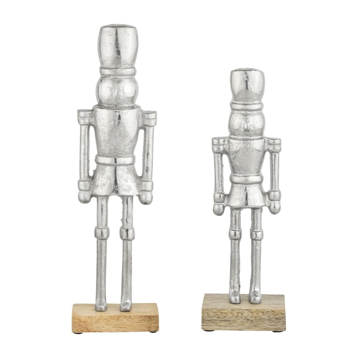 2er Set Weihnachtsfigur Nussknacker edel box