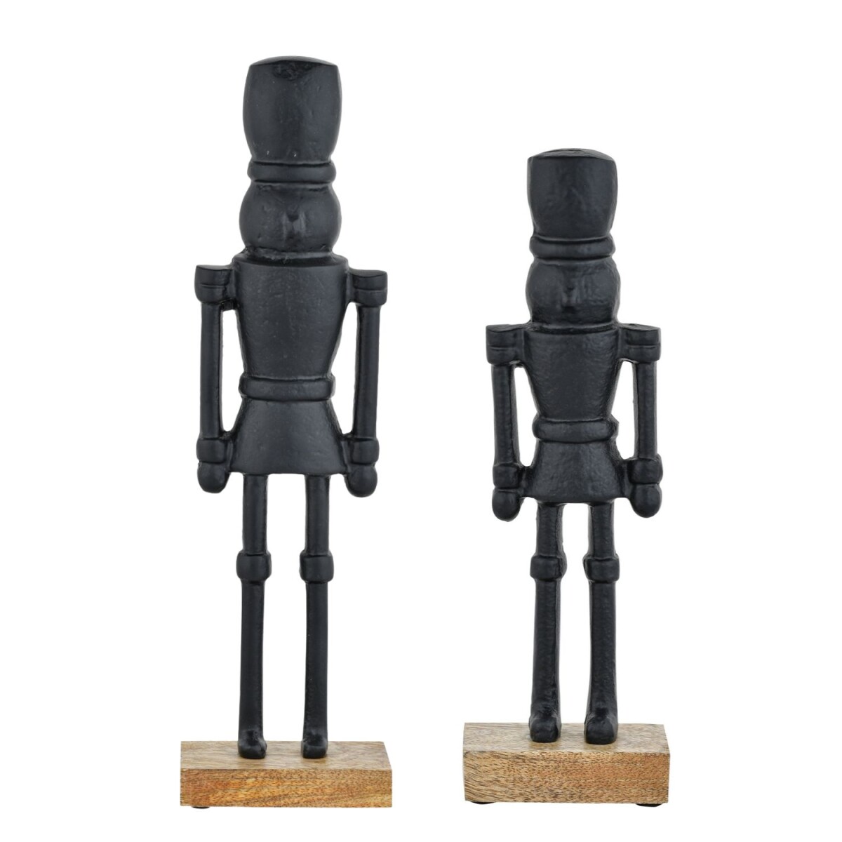2er Set Weihnachtsfigur Nussknacker aus  box