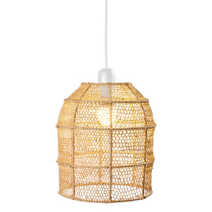 Hängeleuchte Ylvana Bast 27cm | Boho...