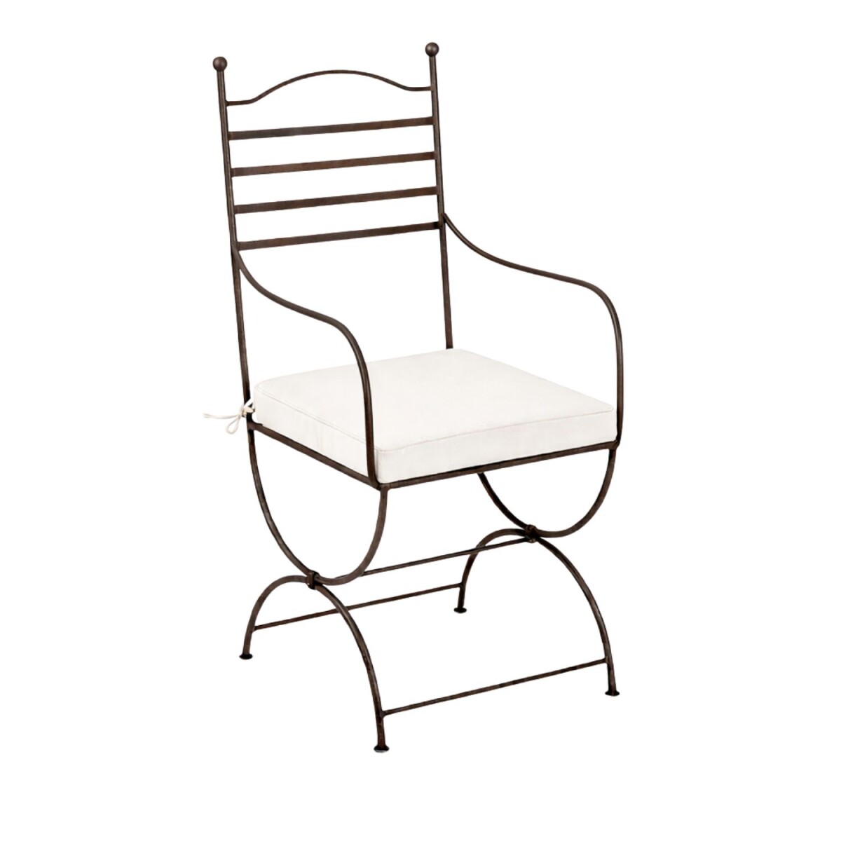 Eisenstuhl Stuhl Palencia XL handgeschmiedet | Gartenstuhl M