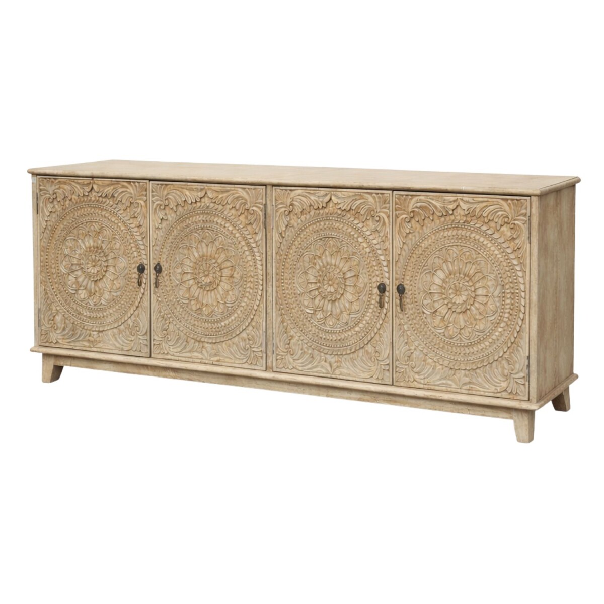 Sideboard Thambi aus Massivholz handgesc box