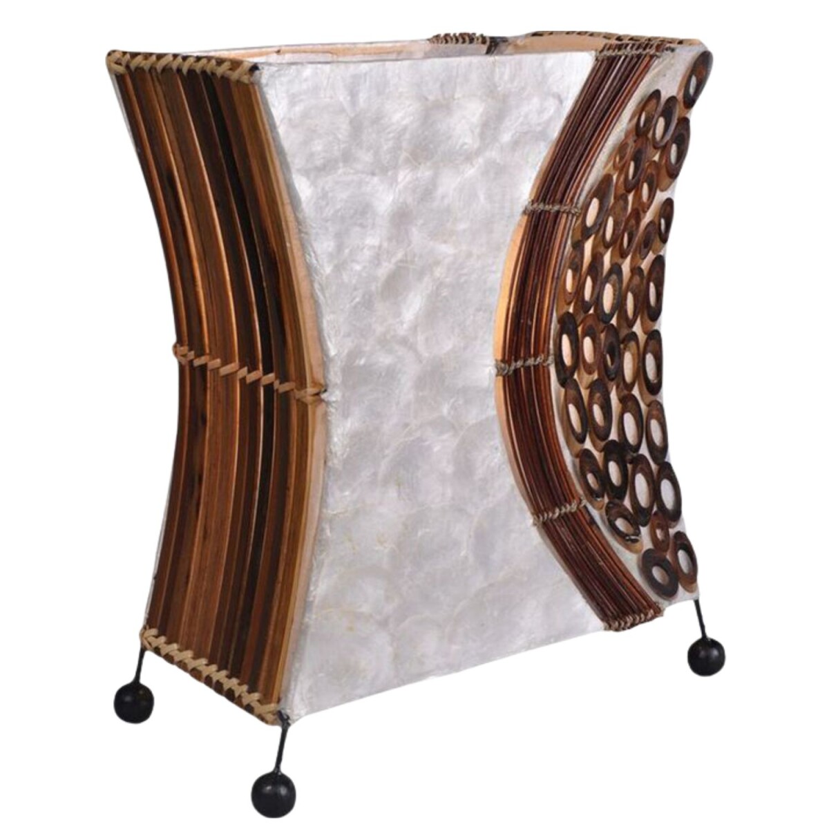 Tischlampe Wayan 30cm Boho Design | Handgefertigt & Nach