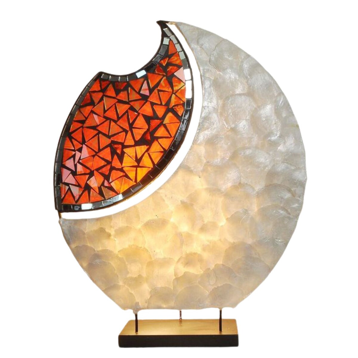 Tischlampe Yoko 45cm Boho Design | Handgefertigt & Nachh