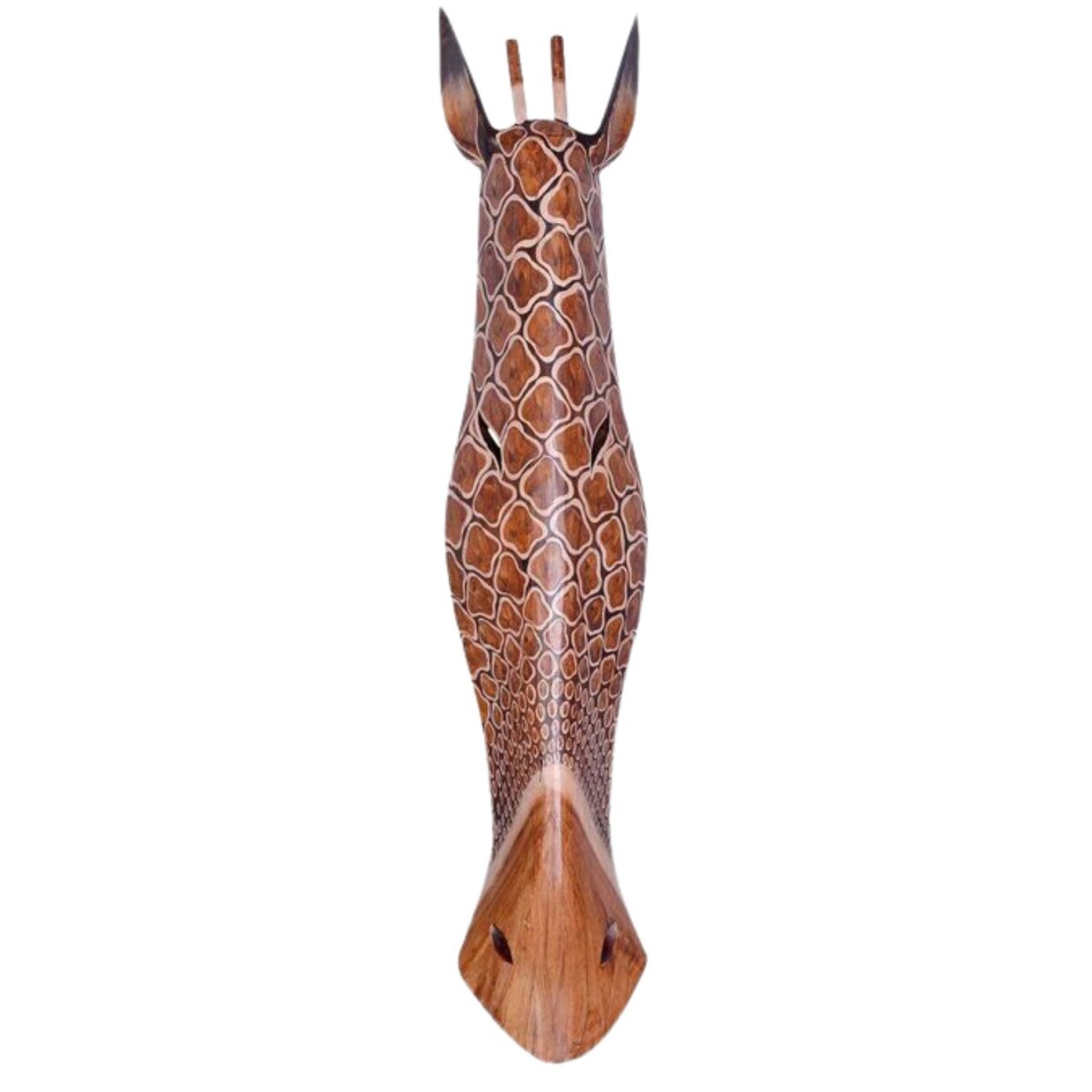 Wanddeko Giraffe 100cm Massivholz | Hand box