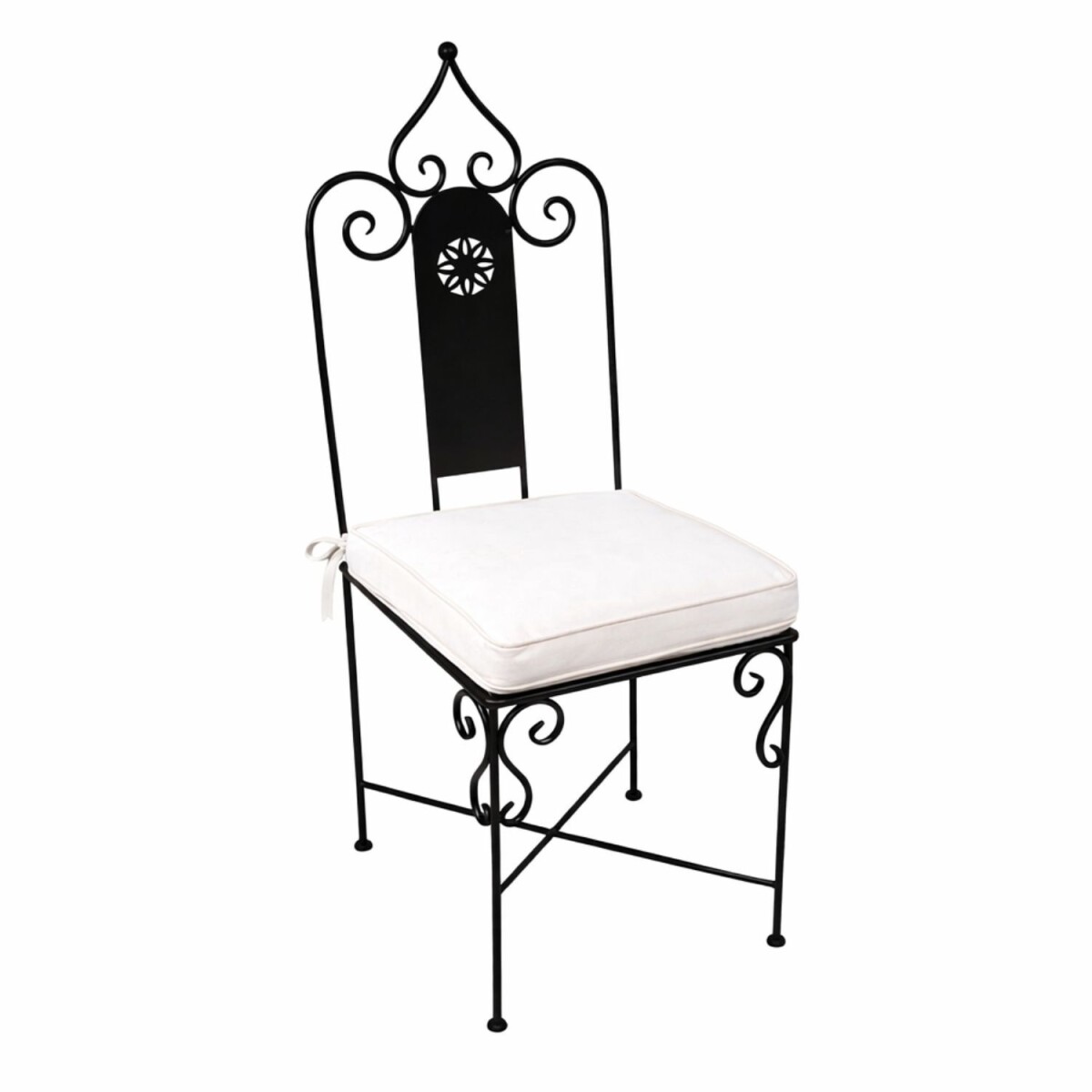 Eisenstuhl Stuhl Andalousien handgeschmi box