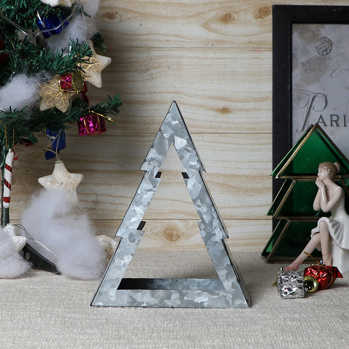 Teelichthalter Christbaum Aukje aus Meta box