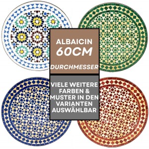 Marokkanischer Mosaiktisch Albaicin Ø60 cm |...