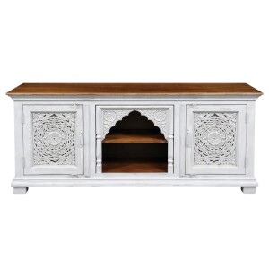 Lowboard Rashpal 160cm Massivholz Boho Oriental