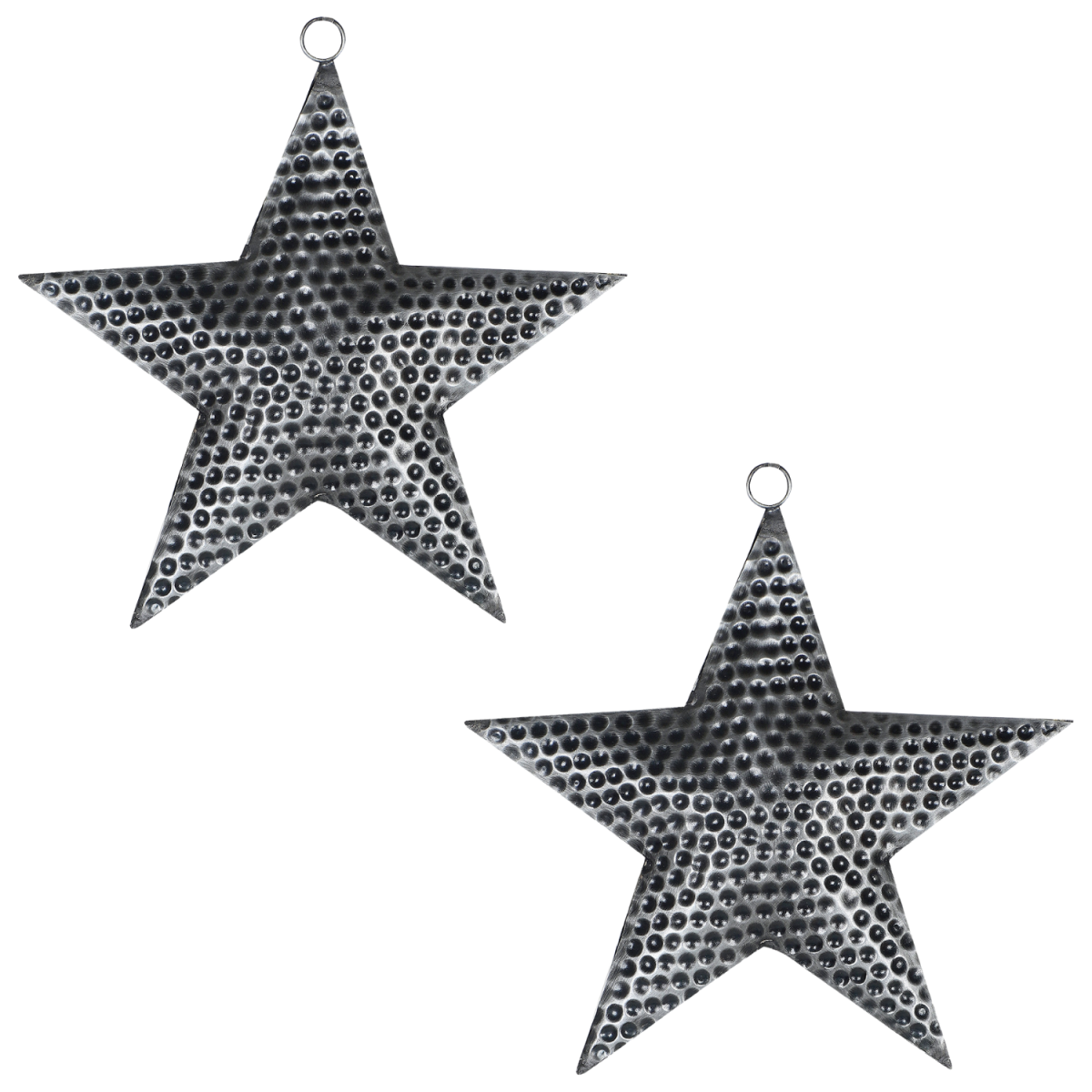 2er Set Christbaumschmuck Stern 18cm Anh box