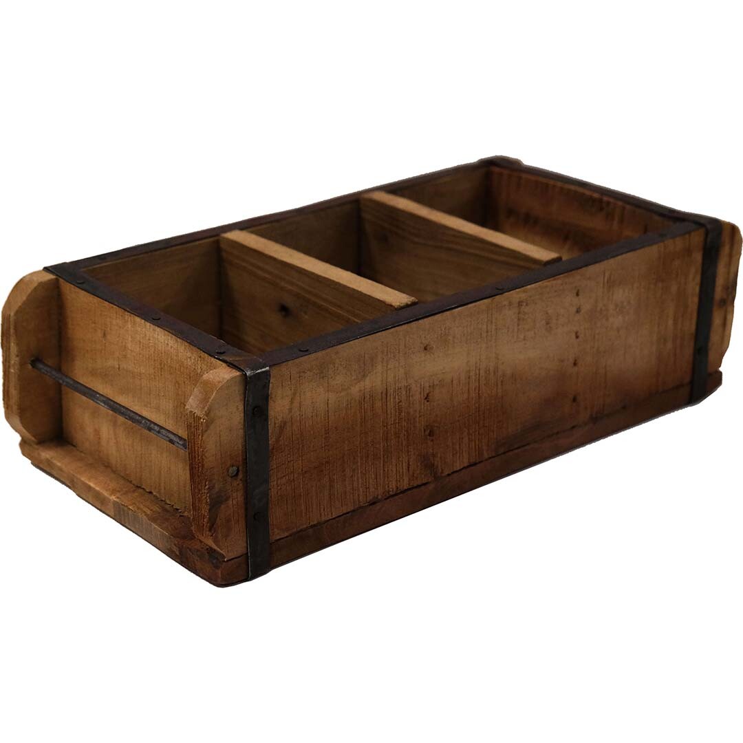 Frilo neue Ziegelform - 3 Fächer - roh