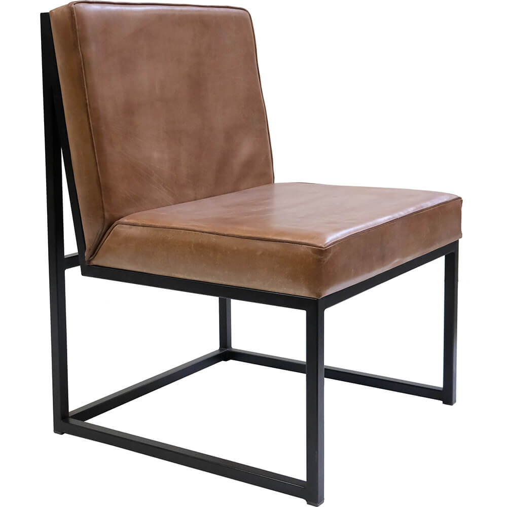 Perry Loungesessel mit Leder