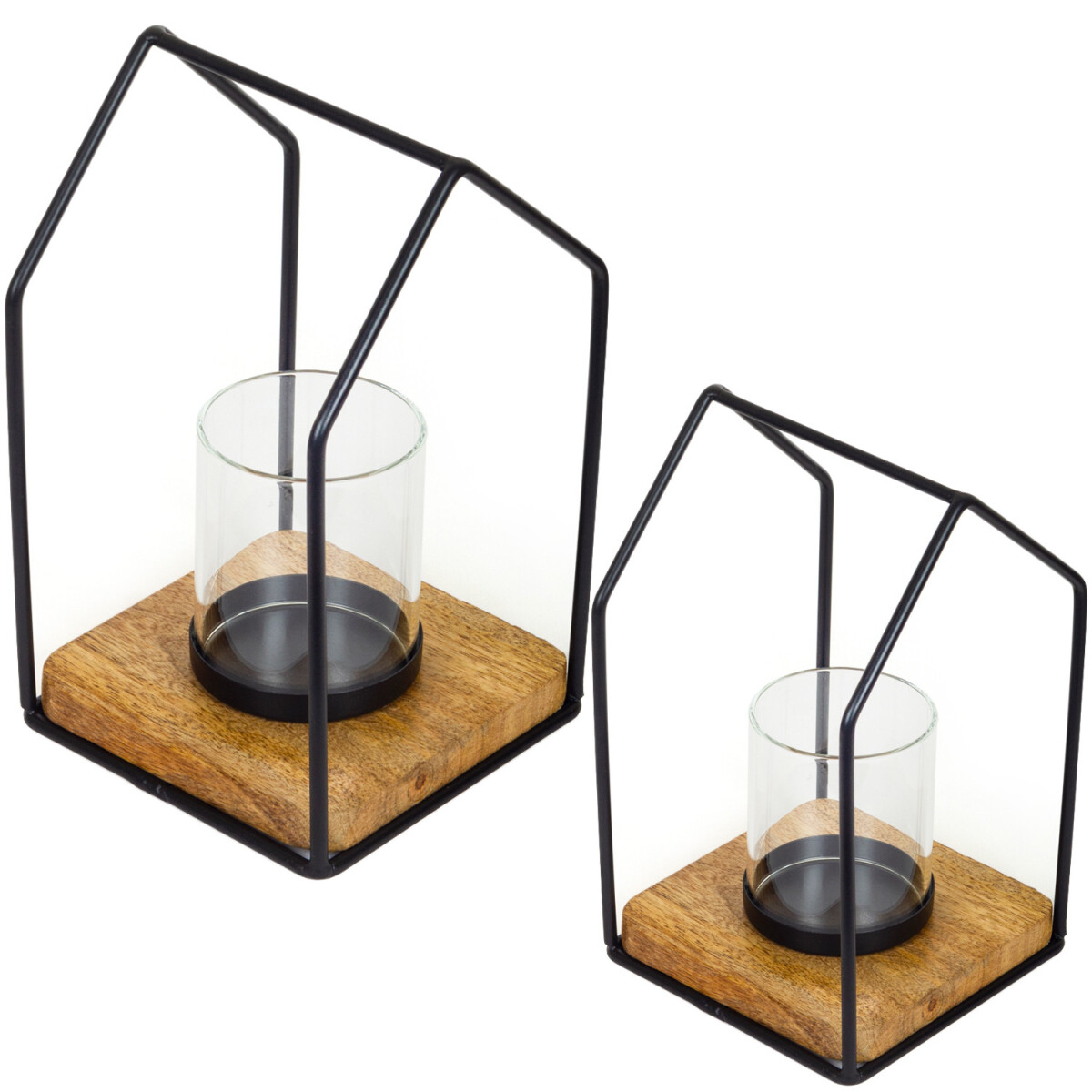 2er Set Windlicht Teelichthalter Boie au box