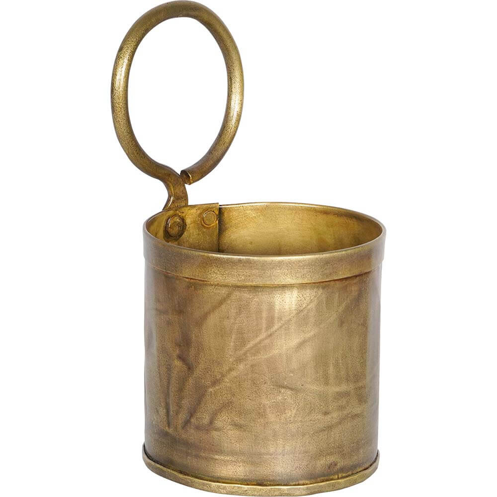 Kayser Behälter mit Messingfinish