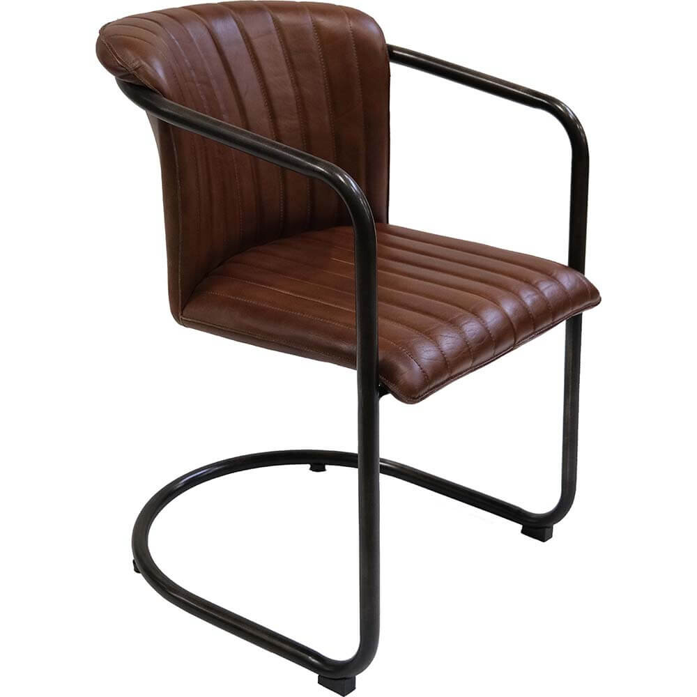 Harlem Esszimmerstuhl mit gestepptem Led box