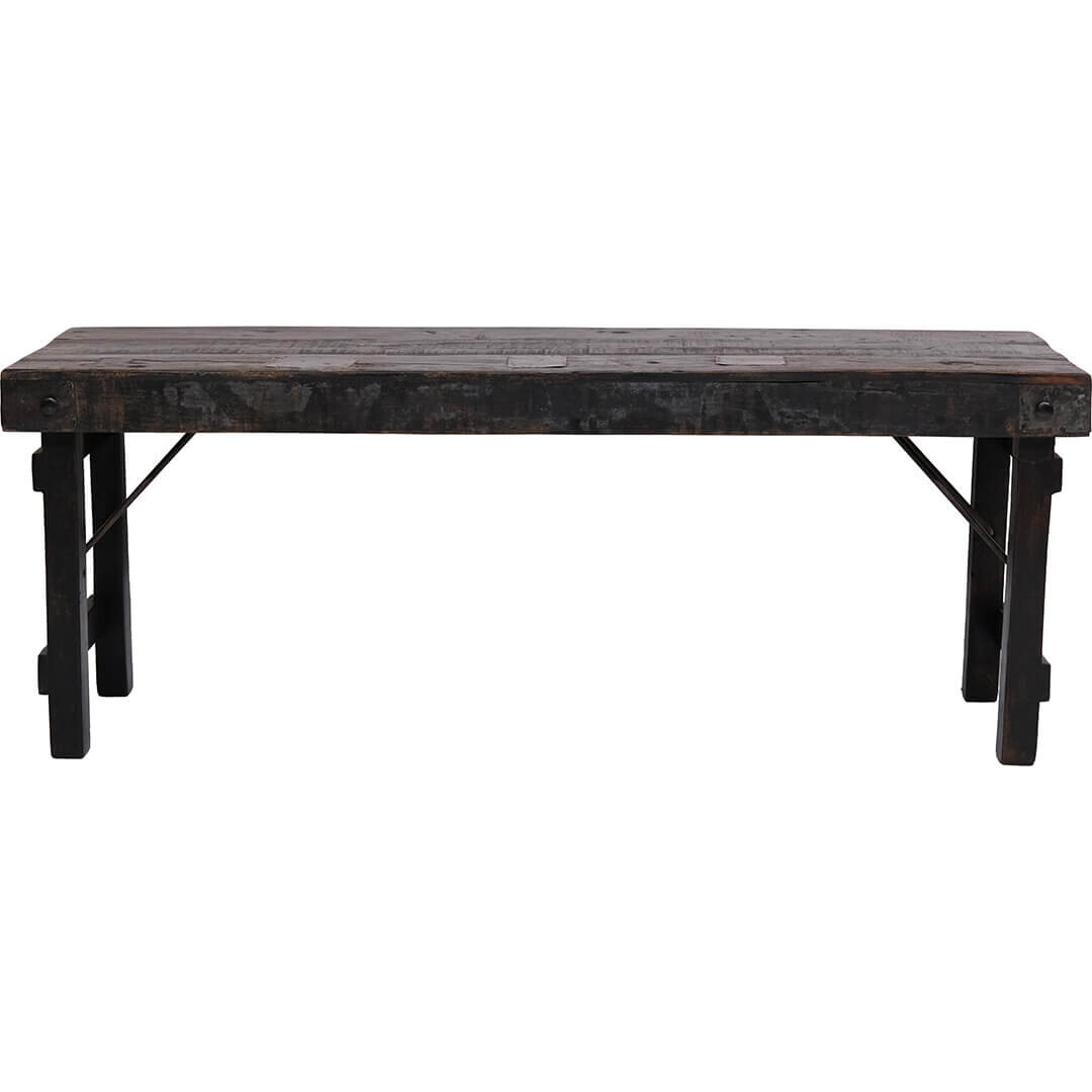 Amar Holzsitzbank - Schwarz box