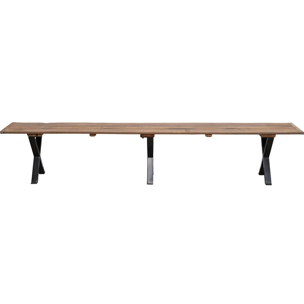 Poovar Bank aus Altholz box