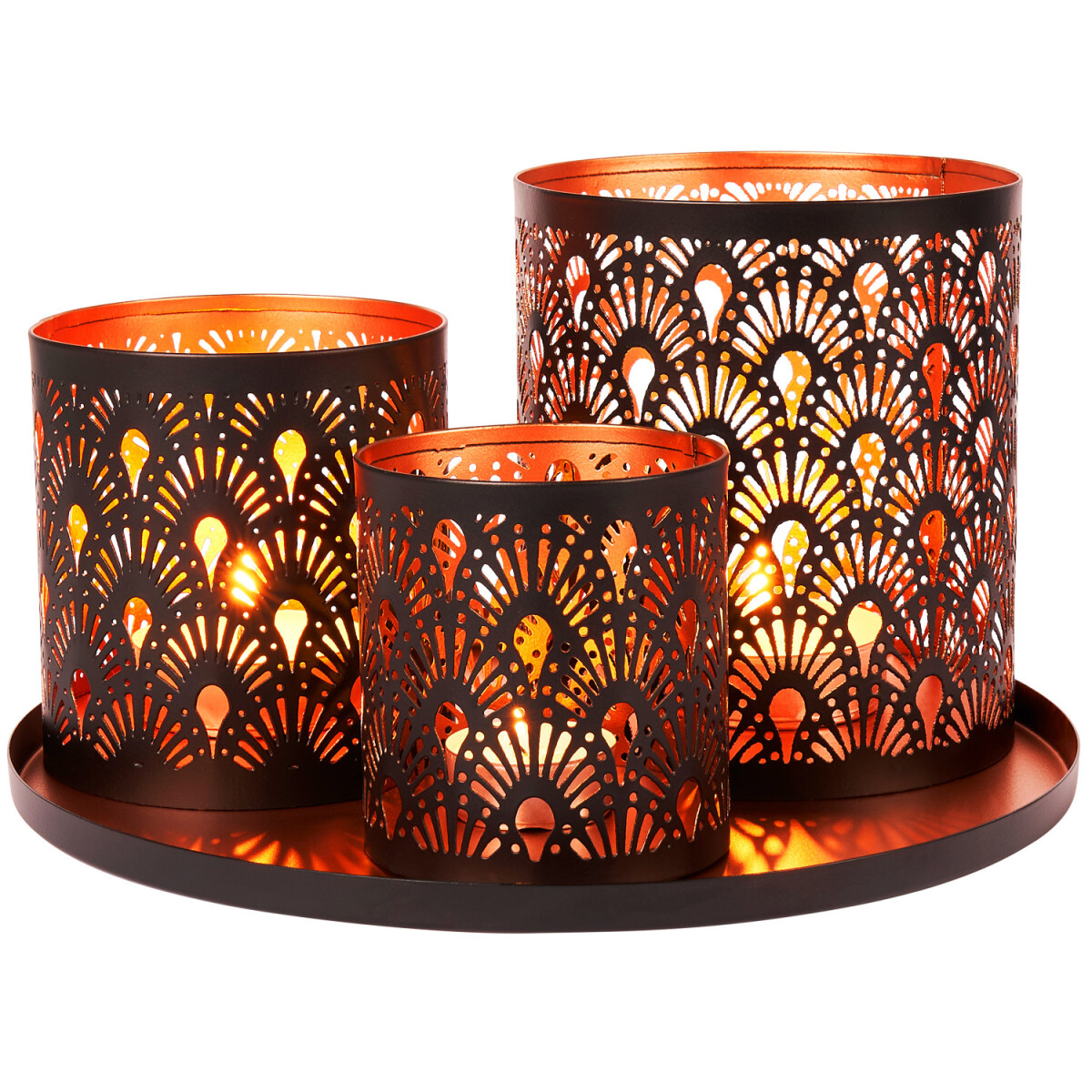 Orientalisches Windlicht-Set -17- modern box