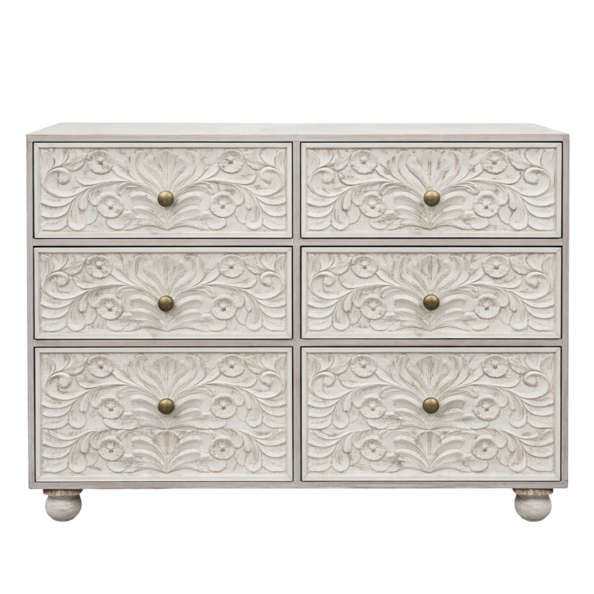 Kommode Harleen 120cm 6 Schubladen Massi box