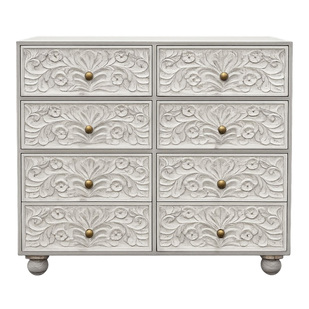 Kommode Harleen 120cm 8 Schubladen Massi box