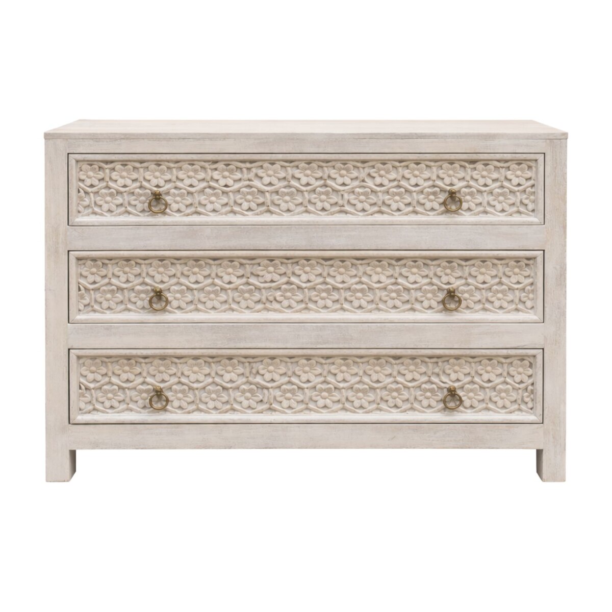 Kommode Harjot 110cm Massivholz Boho Sti box