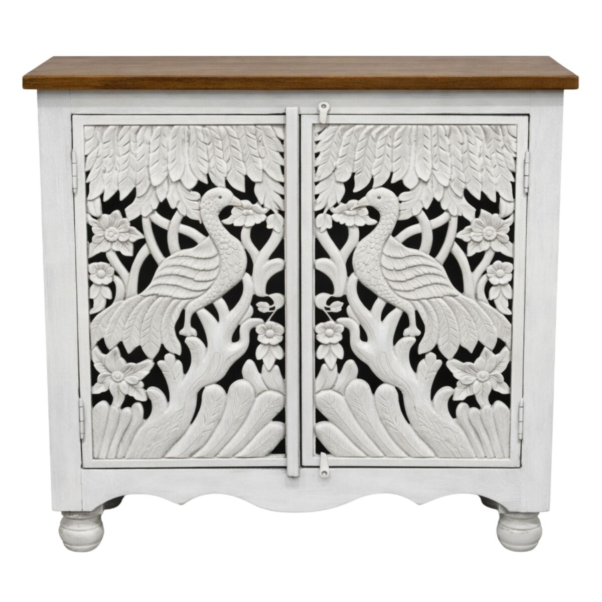 Kommode Hendra 100cm Massivholz Boho Sti box