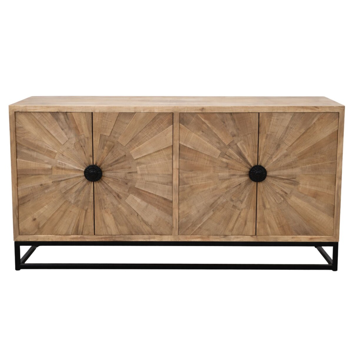 Sideboard Hendra natur 180cm Massivholz Industrial