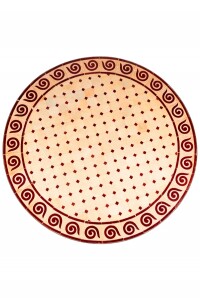 Marokkanischer Mosaiktisch Spirale 80cm | Handarbeit