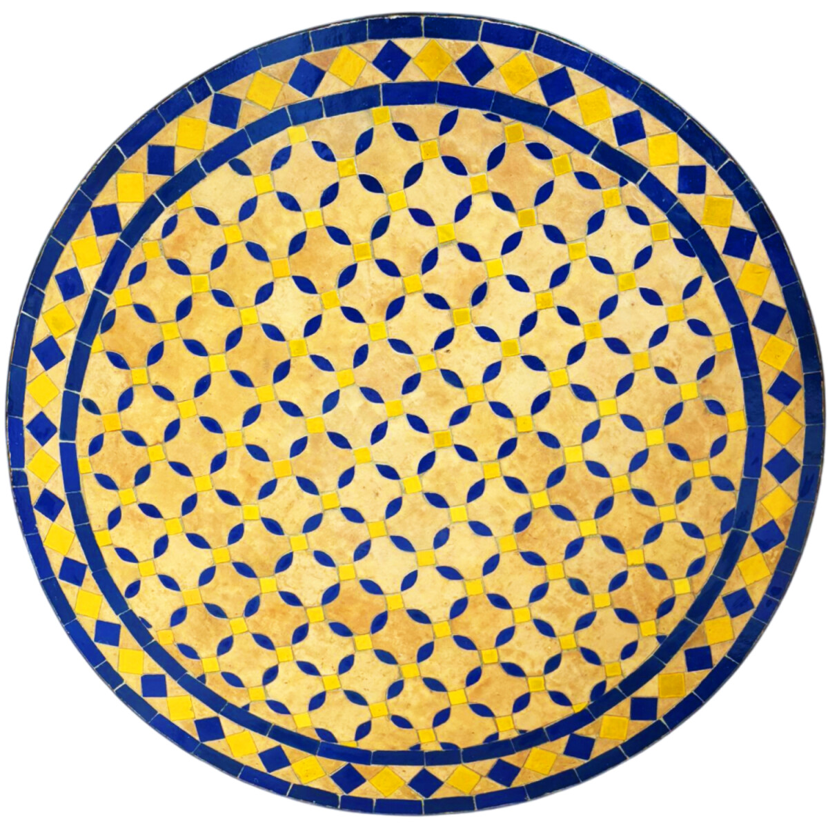 Marokkanischer Mosaiktisch Giralda 80cm | Handarbeit