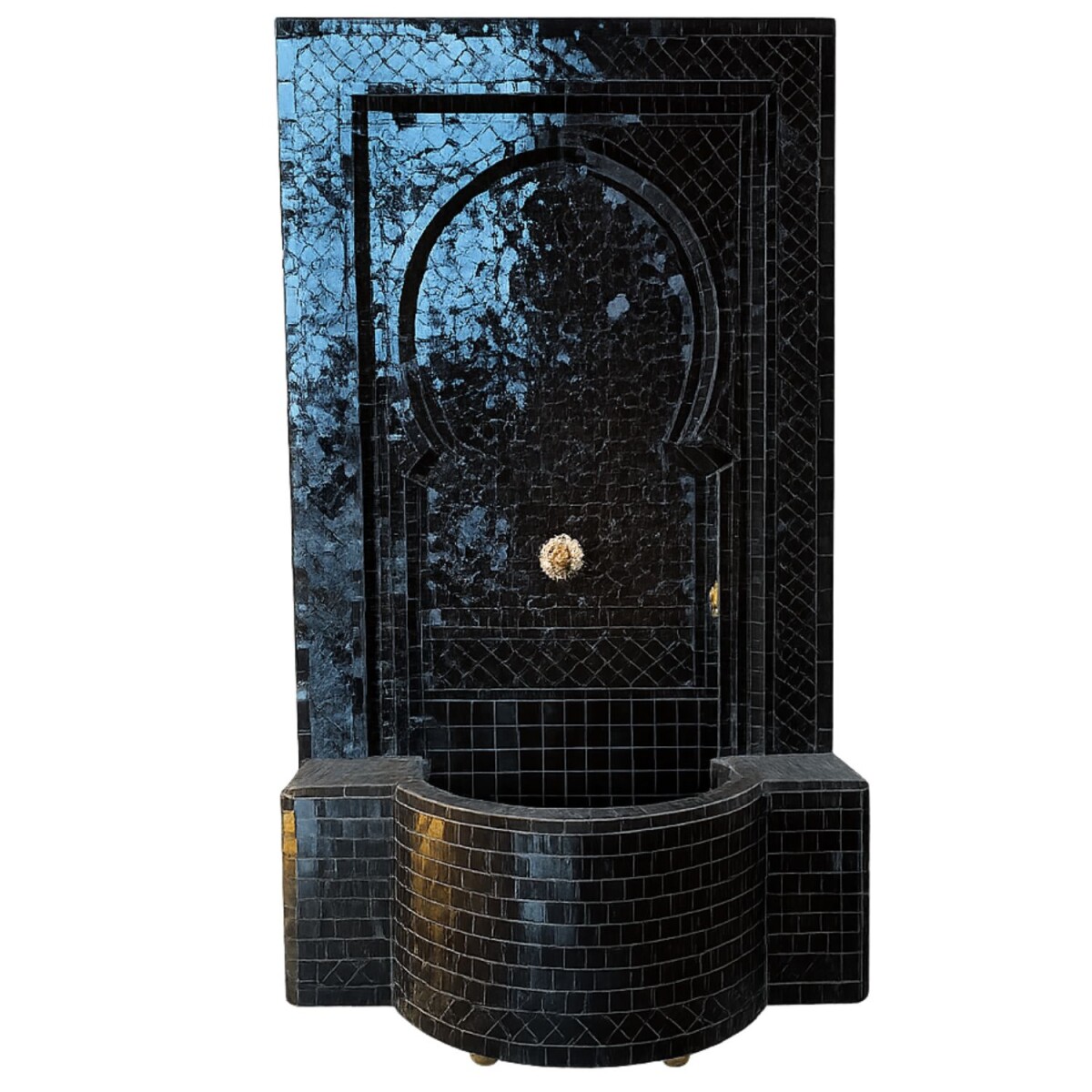 Marokkanischer Mosaik Gartenbrunnen Mode box