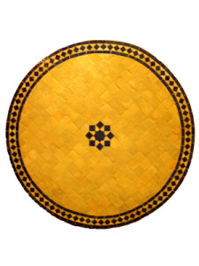 Marokkanischer Mosaiktisch Bilbao 100cm | Handarbeit