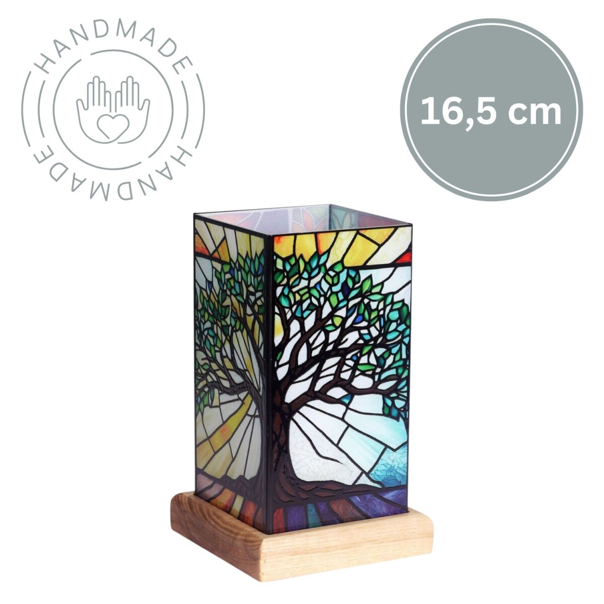 Art Light Baum des Lebens | Acrylmotiv | LED | H16,5cm | Hol