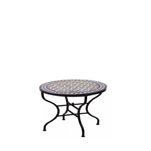 Marokkanischer Mosaiktisch Albaicin ø 60cm, 45cm hoch