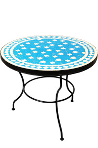 Marokkanischer Mosaiktisch Estrella, 60cm, 45cm hoch