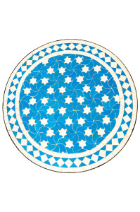 Marokkanischer Mosaiktisch Estrella, 60cm, 45cm hoch