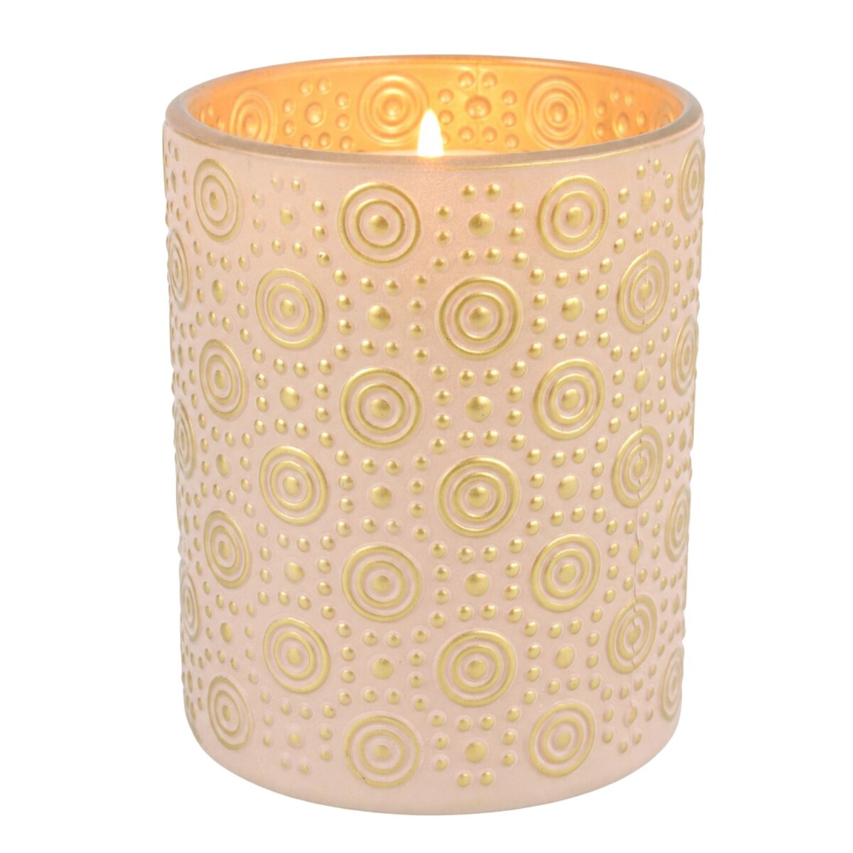 Windlicht Hailey Rosa 12,5 cm Glas Kerzenhalter Tischdeko...